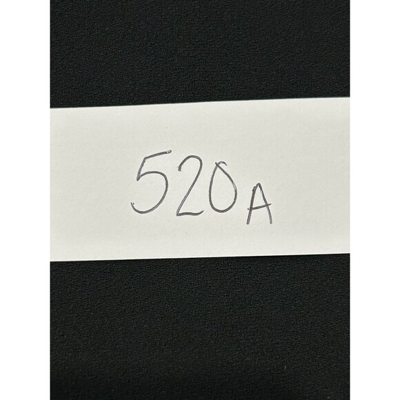 Montage Collection Black Polyester Pencil Skirt With Side Slit Size 14 - Picture 8 of 8